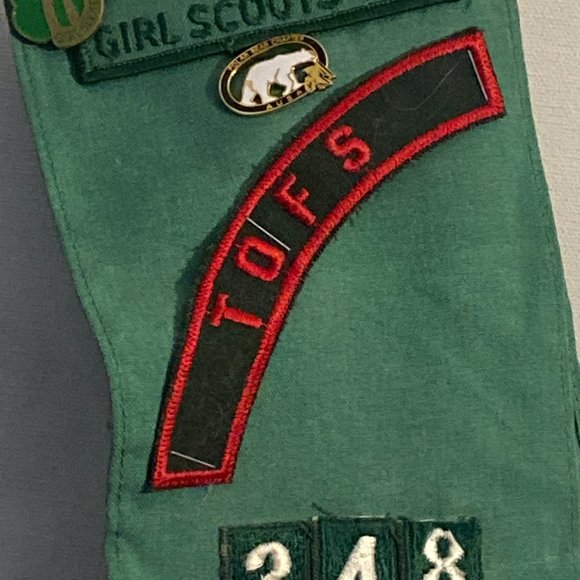 Girl Scouts of America GSA Sash and Badges North Atlantic Region - Picture 2 of 5